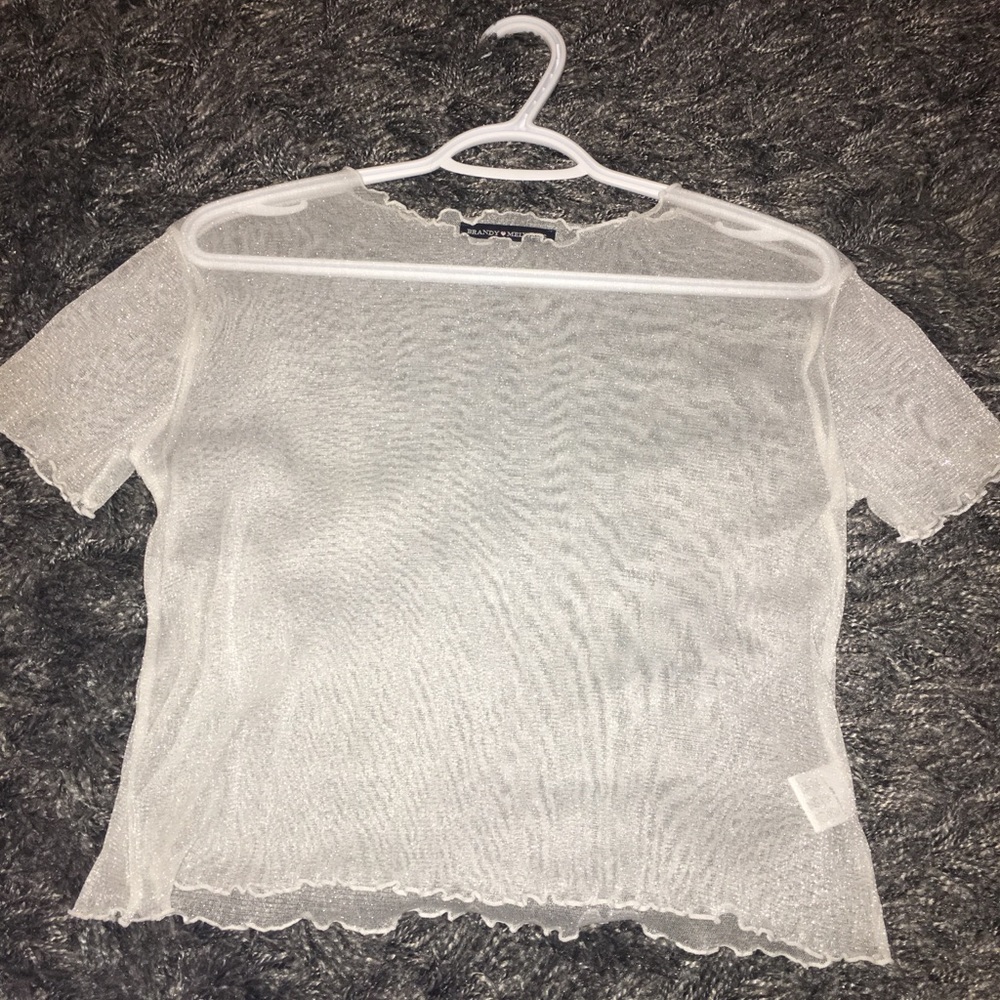Brandy Melville Sheer Mesh Top